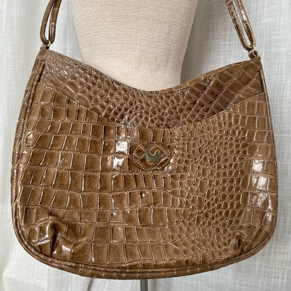 Vintage Sylvia Alligator Genuine Leather Shoulder Bag - Picture 3 of 14